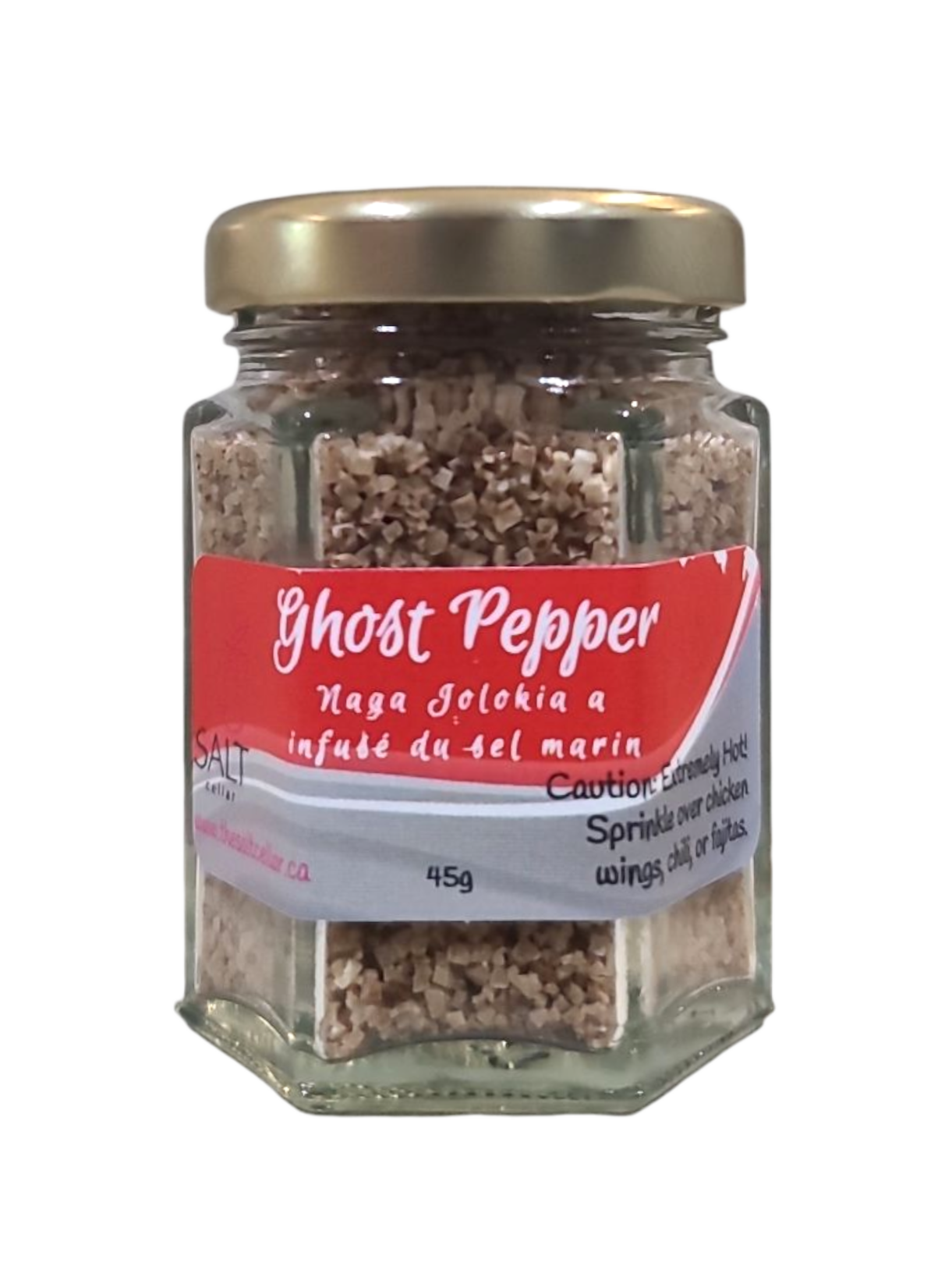 Ghost Pepper - Naga Jolokia Infused Sea Salt