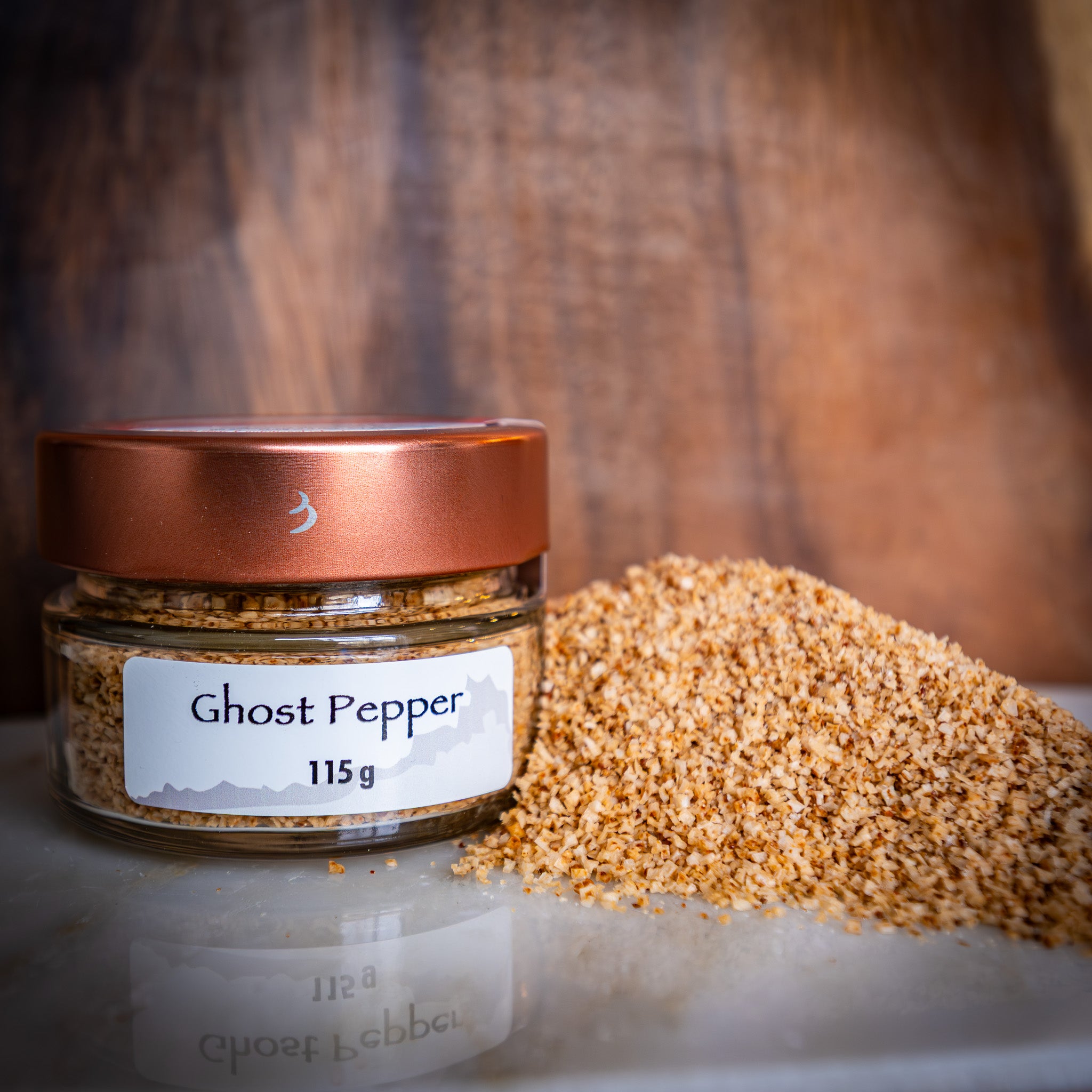 Ghost Pepper - Naga Jolokia Infused Sea Salt – The Salt Cellar