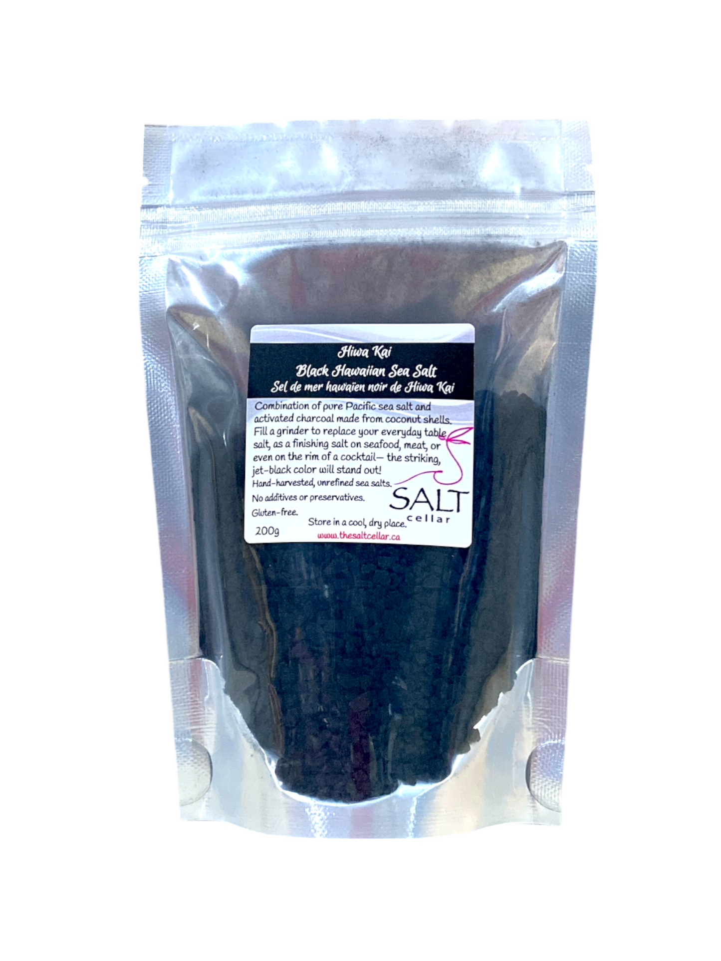 Hiwa Kai Black Hawaiian Sea Salt - Coarse